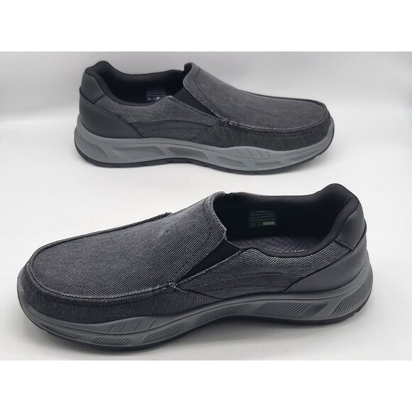 Skechers Relaxed Fit Cohagen Vierra Mens Slip On Black Casual Loafer Size 13 - Picture 3 of 11